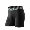 Turq® Mens Stoked Freestyle Sports Brief With Crush Waistband - Charcoal