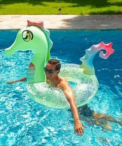 Pool Candy PoolCandy Glitter Seahorse Beach & Pool Tube - 42in -SUNFLOW Shop 10d77edd59dac07a4fb2b75571c169c4 08859.1669771856