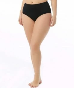 TYR SOLID HIGH WAISTED BOTTOM - BLACK