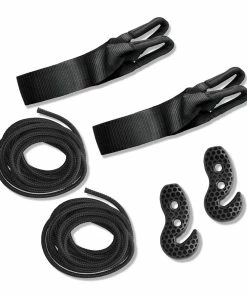 LA SIESTA® TreeMount - Tree And Pole Suspension Set For Hammocks - Black