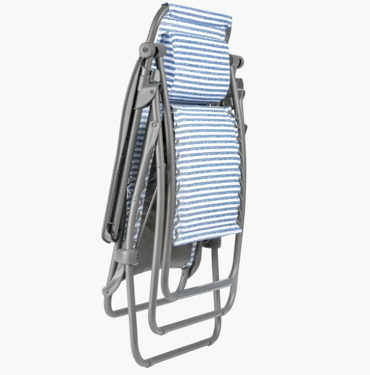 Lafuma® Relaxation Padded Chair - Marine Blue Stripe 3 Lafuma® Relaxation Padded Chair - Marine Blue Stripe - Image 3