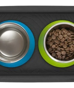 Ruffwear Twilight Gray Basecamp Mat -SUNFLOW Shop 2080 Basecamp Mat Twilight Gray Overhead Bowls SMALL 78062.1675366037