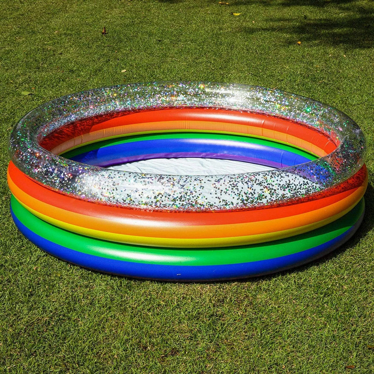 Pool Candy PoolCandy Rainbow Collection Glitter Sunning Pool - 60x60x15 2 Pool Candy PoolCandy Rainbow Collection Glitter Sunning Pool - 60x60x15 - Image 2