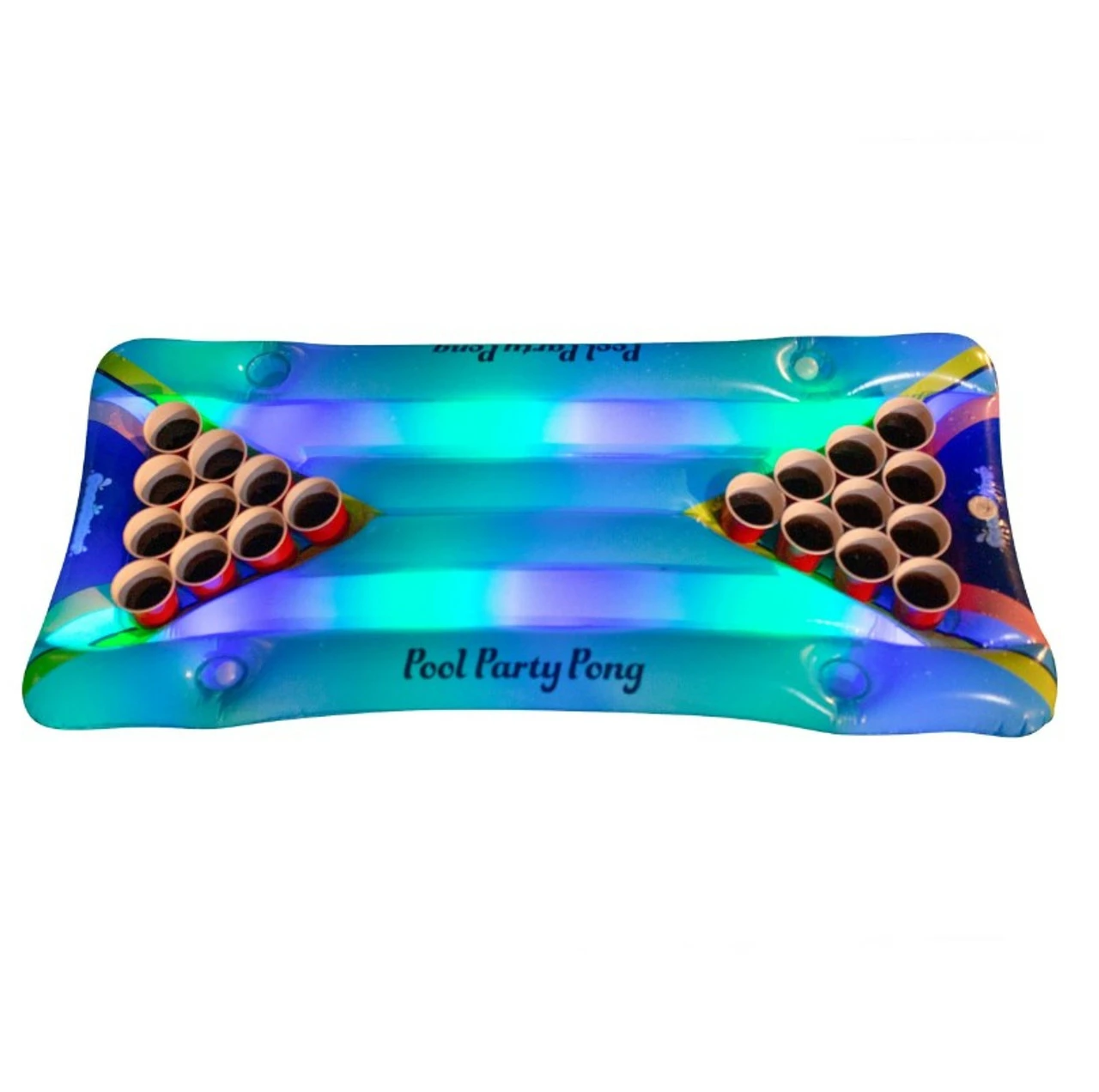 Pool Candy PoolCandy Inflatable Illuminated LED Pool Party Pong 1 Pool Candy PoolCandy Inflatable Illuminated LED Pool Party Pong