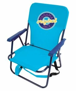 Panama Jack 1 Position Steel Low Seat Beach Chair With Strap