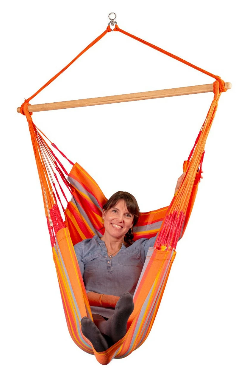 LA SIESTA® Domingo - Weather-Resistant Comfort Hammock Chair 2 LA SIESTA® Domingo - Weather-Resistant Comfort Hammock Chair - Image 2