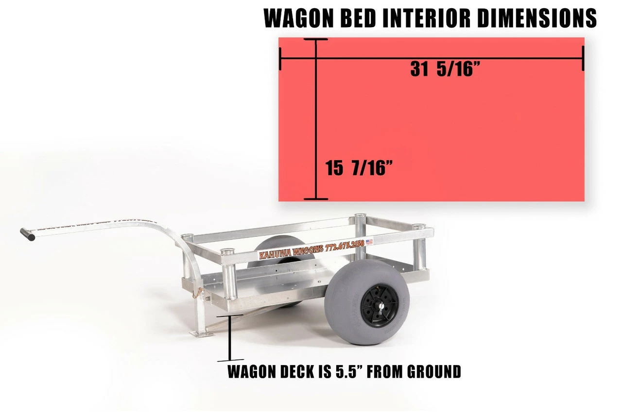 Alumacart 36in Bimini Beach Wagon No Hitch 5 Alumacart 36in Bimini Beach Wagon No Hitch - Image 5