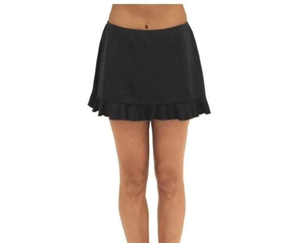 Fit4U Fit 4U™ Swim Skirted Bottom With Flounce - Black 1 Fit4U Fit 4U™ Swim Skirted Bottom With Flounce - Black