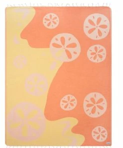 Sand Cloud 100% Turkish Organic Cotton LG Towel - Sand Dollar- 52x69