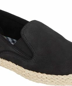 Sperry Top-Sider Sperry® Women's Sailor Twin Gore Leather/Jute Boat Shoe - Black