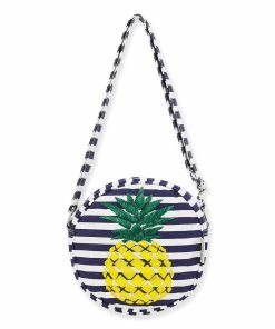 Sun N Sand Sun 'N' Sand Round Crossbody Pineapple Bag