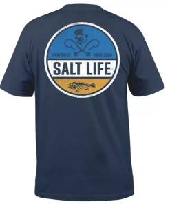 Salt Life® High Seas Short Sleeve Pocket T-Shirt - Navy