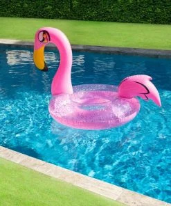Pool Candy PoolCandy Jumbo Glitter Flamingo Beach & Pool Tube - 48in -SUNFLOW Shop 40a6db4f08628e63188dcb6538d2d687 66241.1669771885