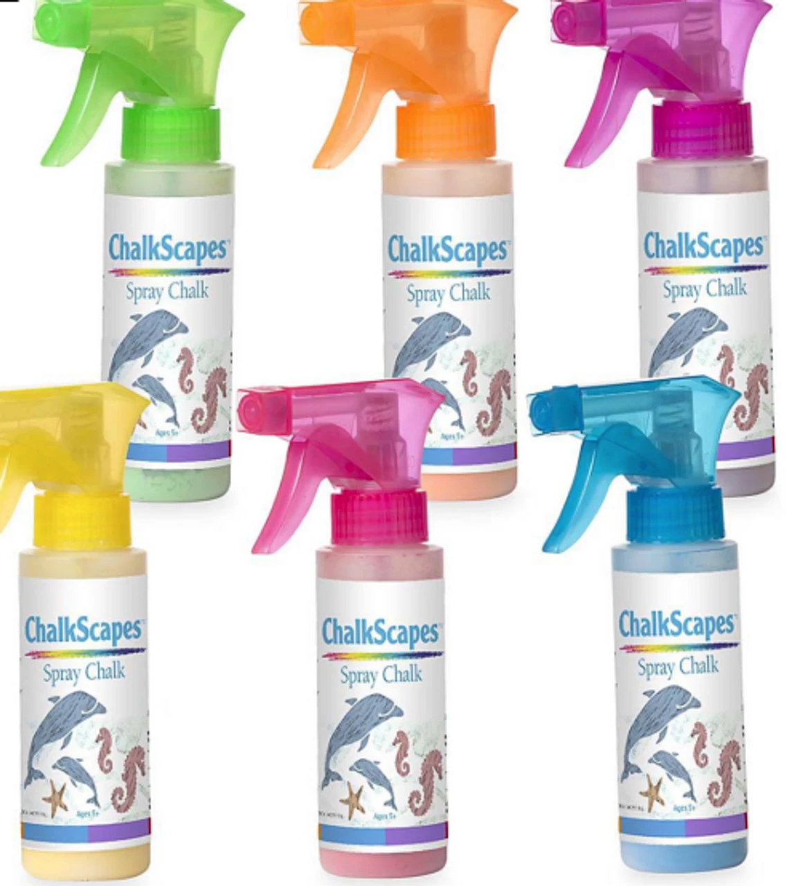 HearthSong Hearth Song Chalkscapes Spray Chalk (Set Of 6) 1 HearthSong Hearth Song Chalkscapes Spray Chalk (Set Of 6)