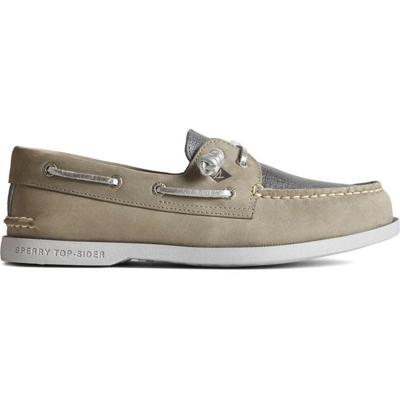 Sperry Top-Sider Sperry® Women's A/O PLUSHWAVE Vida Boat Shoe - Metallic Silver 1 Sperry Top-Sider Sperry® Women's A/O PLUSHWAVE Vida Boat Shoe - Metallic Silver