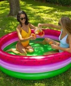 Pool Candy PoolCandy Inflatable Sunning Pool - Watermelon Print - 60x60x15 Inches -SUNFLOW Shop 572a51e9dedfea671ed99af04de772c6 93282.1669785326
