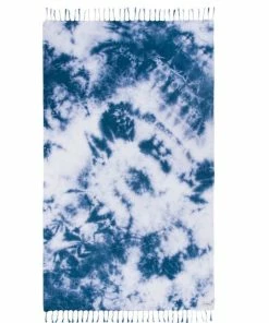 Sand Cloud 100% Turkish Organic Cotton Towel - Navy Acid Wash - 38x64