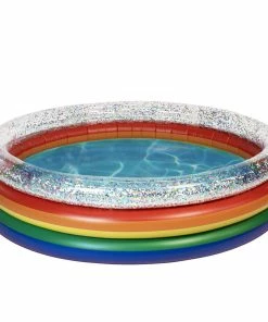 Pool Candy PoolCandy Rainbow Collection Glitter Sunning Pool - 60x60x15