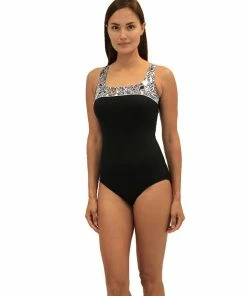 Fit4U Fit 4U™ Tidal Square Neck Tank - Blue