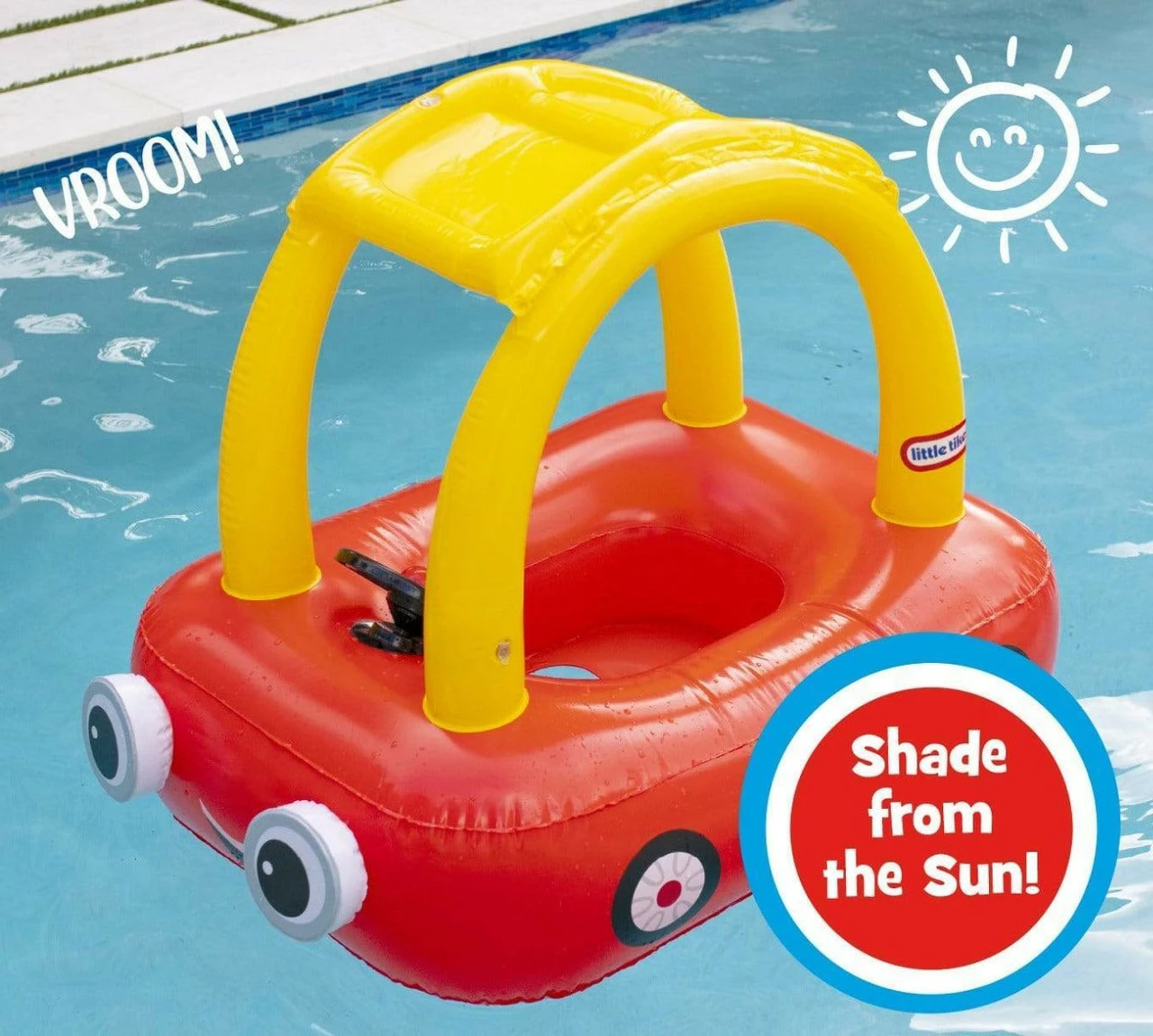 Pool Candy PoolCandy Little Tikes Cozy Coupe Inflatable Raft 6 Pool Candy PoolCandy Little Tikes Cozy Coupe Inflatable Raft - Image 6