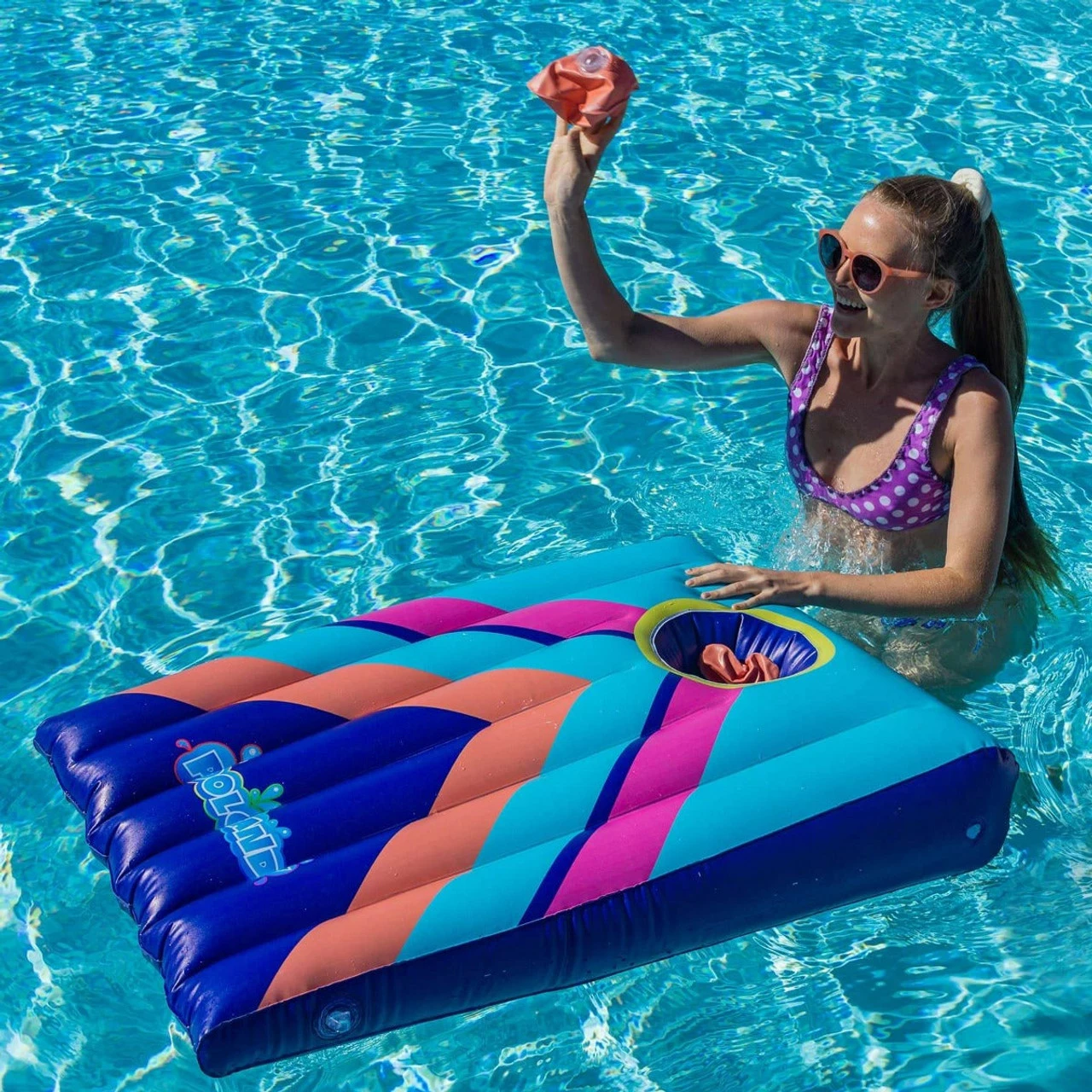 Pool Candy PoolCandy Inflatable Cornhole - Single Target 2 Pool Candy PoolCandy Inflatable Cornhole - Single Target - Image 2