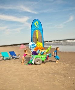 WheelEEZ® WZ1-BC Beach Cart - Green -SUNFLOW Shop 69e0042d7e74e0e962516b368351e7d6 84616.1669759034
