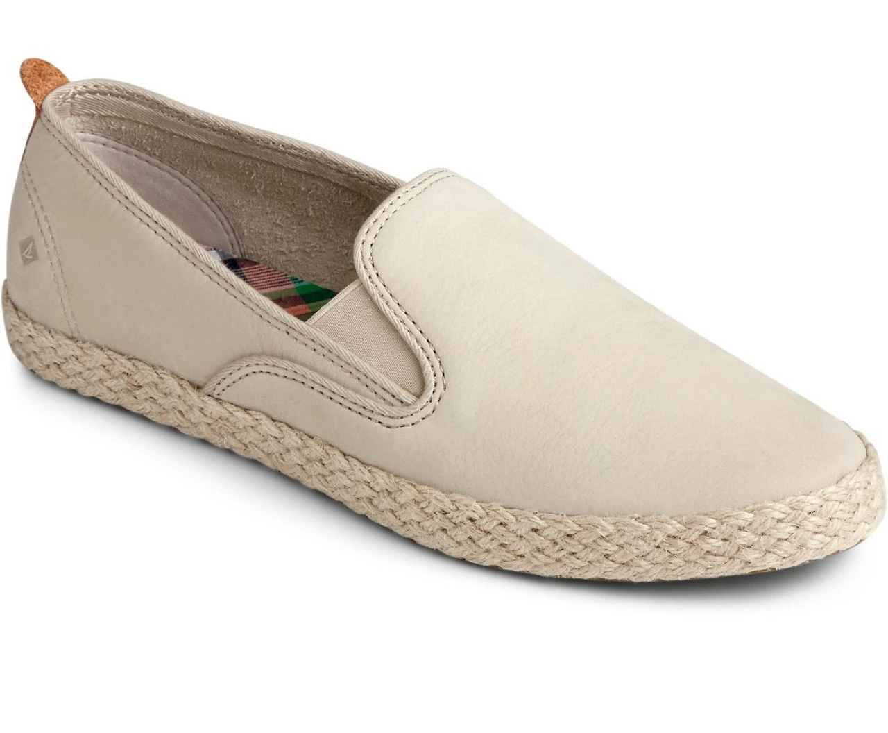 Sperry Top-Sider Sperry® Women's Sailor Twin Gore Leather/Jute Boat Shoe - Ivory 1 Sperry Top-Sider Sperry® Women's Sailor Twin Gore Leather/Jute Boat Shoe - Ivory