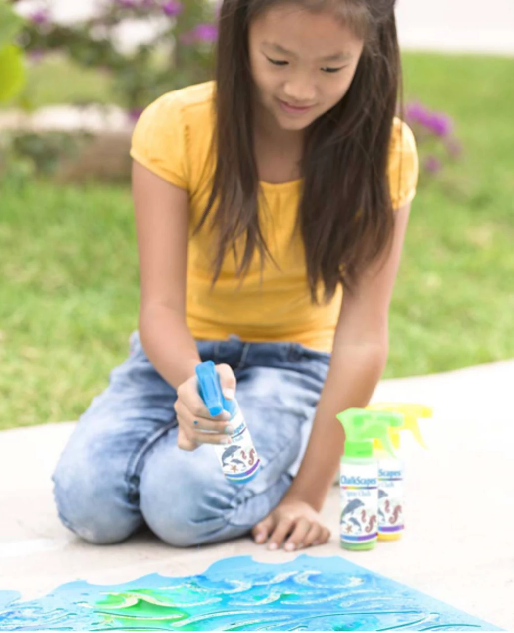 HearthSong Hearth Song Chalkscapes Spray Chalk (Set Of 6) 2 HearthSong Hearth Song Chalkscapes Spray Chalk (Set Of 6) - Image 2