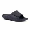 OOfos Ooahh Sport Flex Slide Black Matte - 9M/11W
