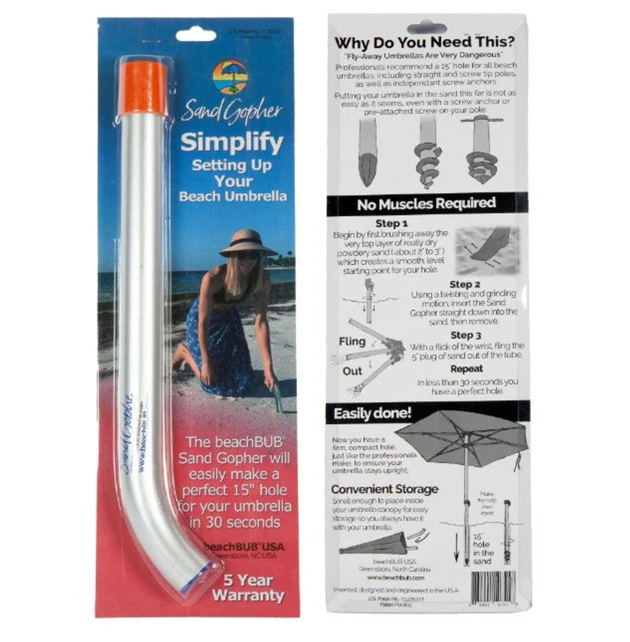 BeachBUB® ULTRA Beach Umbrella Base System - Standard 4 BeachBUB® ULTRA Beach Umbrella Base System - Standard - Image 4