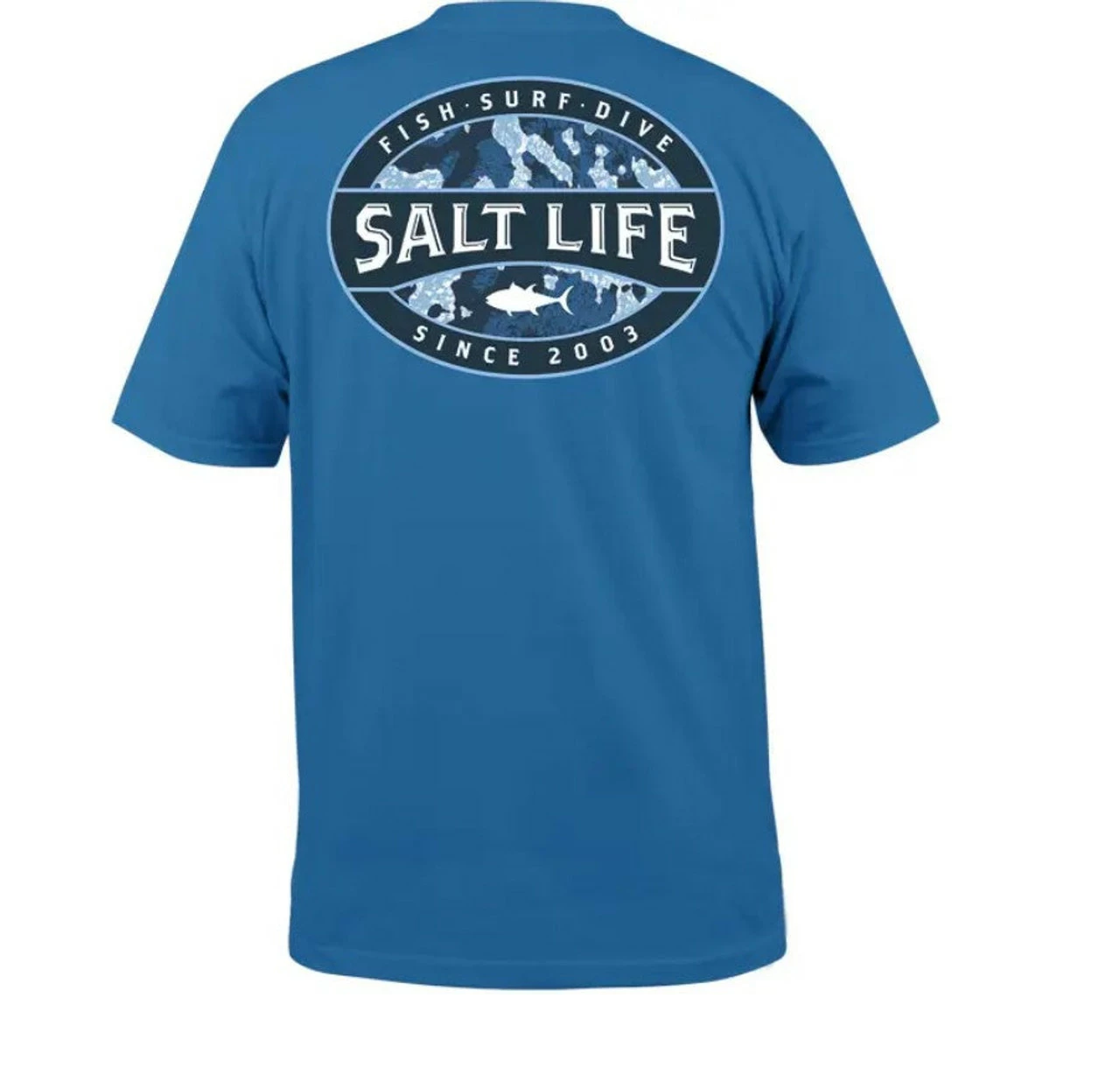 Salt Life® Atlas Badge Short Sleeve Tee 1 Salt Life® Atlas Badge Short Sleeve Tee