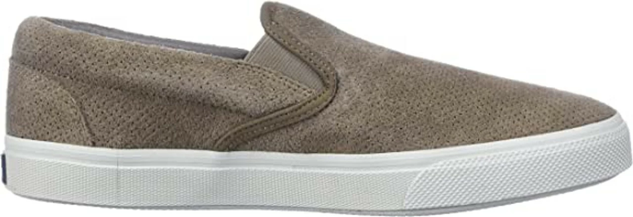 Sperry Top-Sider Sperry® Men's Striper PLUSHWAVE Slip On Sneaker - Taupe 2 Sperry Top-Sider Sperry® Men's Striper PLUSHWAVE Slip On Sneaker - Taupe - Image 2