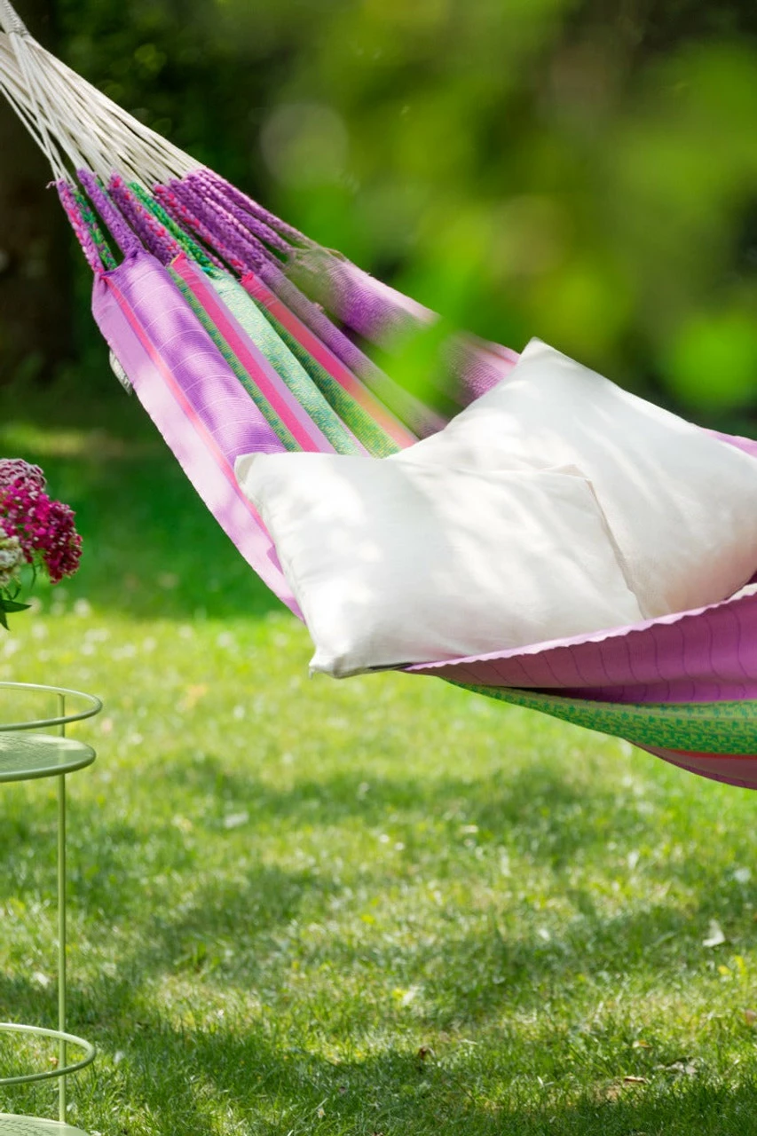 LA SIESTA® Modesta - Organic Cotton Hammock Pillow - Latte 2 LA SIESTA® Modesta - Organic Cotton Hammock Pillow - Latte - Image 2