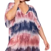 Jordan Taylor V-Neck Batwing Sleeve Tunic - Navy