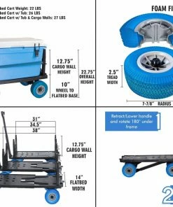 Mighty Max Multi-Purpose Cart - Blue Tub/Blue Wheels -SUNFLOW Shop 8d7688ffe67adbac4a7fac27e6921f6d 73152.1669761615