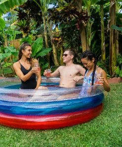 Pool Candy PoolCandy Stars & Stripes 3-Ring Inflatable Pool -SUNFLOW Shop 951a5fe61388bbaebd1d9d1267243c26 51393.1669772132