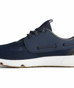 Sperry Top-Sider Sperry® Men's 7 Seas 3-Eye Boating Shoe - Navy/Camo -SUNFLOW Shop STS24363 180 72978.1677857705