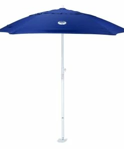 Dig-git® 7ft - 6 Panel - Market Style Umbrella W/ Integrated Anchor - No Tilt