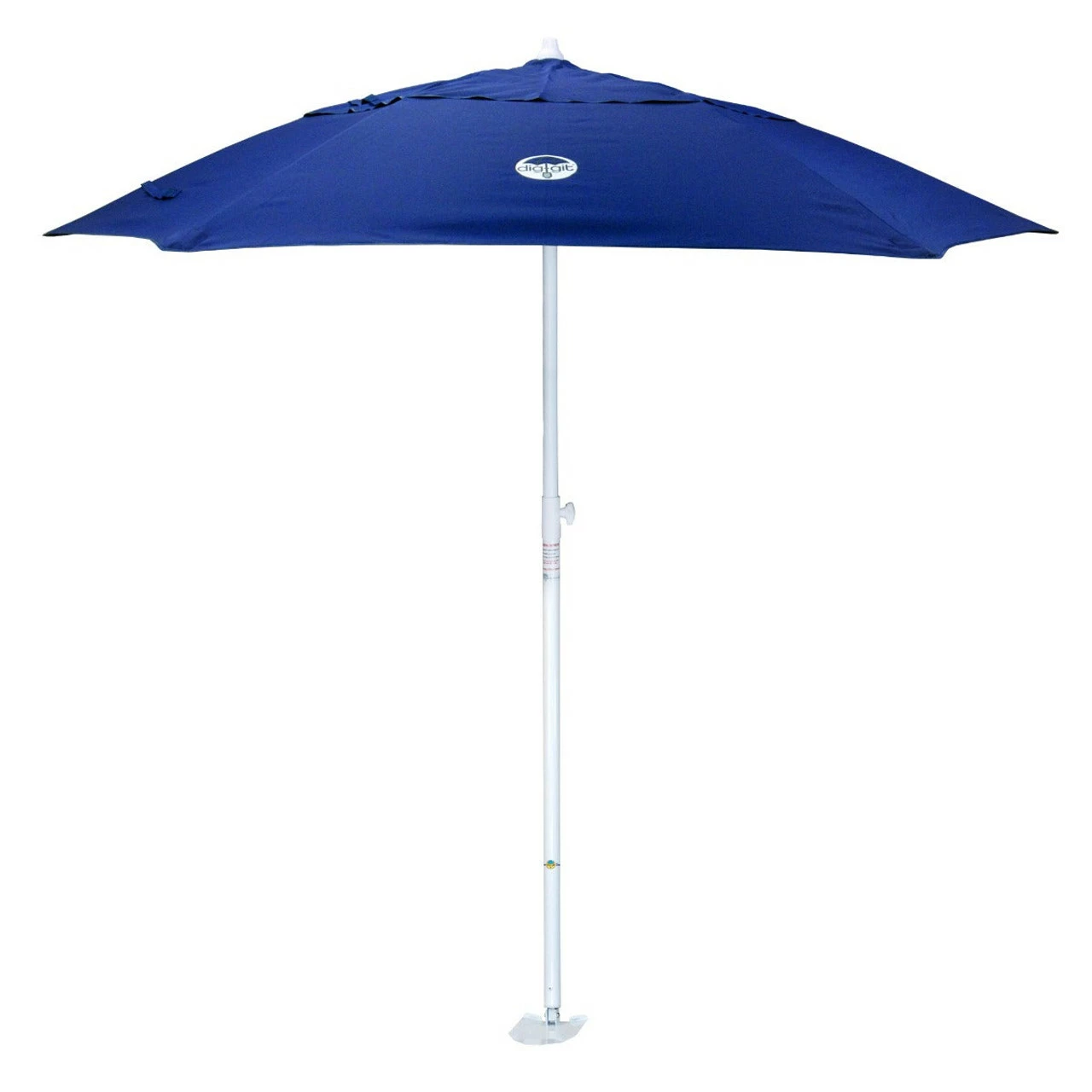 Dig-git® 7ft - 6 Panel - Market Style Umbrella W/ Integrated Anchor - No Tilt 1 Dig-git® 7ft - 6 Panel - Market Style Umbrella W/ Integrated Anchor - No Tilt