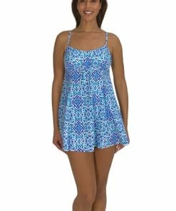 Fit4U Fit 4U™ Draw String Dress - Dye It Blue