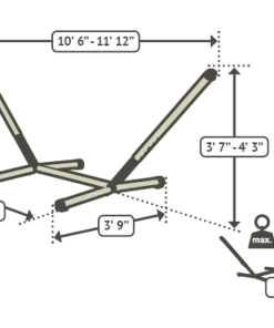 LA SIESTA® Nautico - Powder Coated Steel Stand For Double Hammocks - Cool Grey 5 LA SIESTA® Nautico - Powder Coated Steel Stand For Double Hammocks - Cool Grey -SUNFLOW Shop ab0cbc77b2703c192781557411f99ab5 85248.1669768047