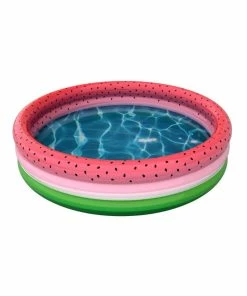 Pool Candy PoolCandy Inflatable Sunning Pool - Watermelon Print - 60x60x15 Inches