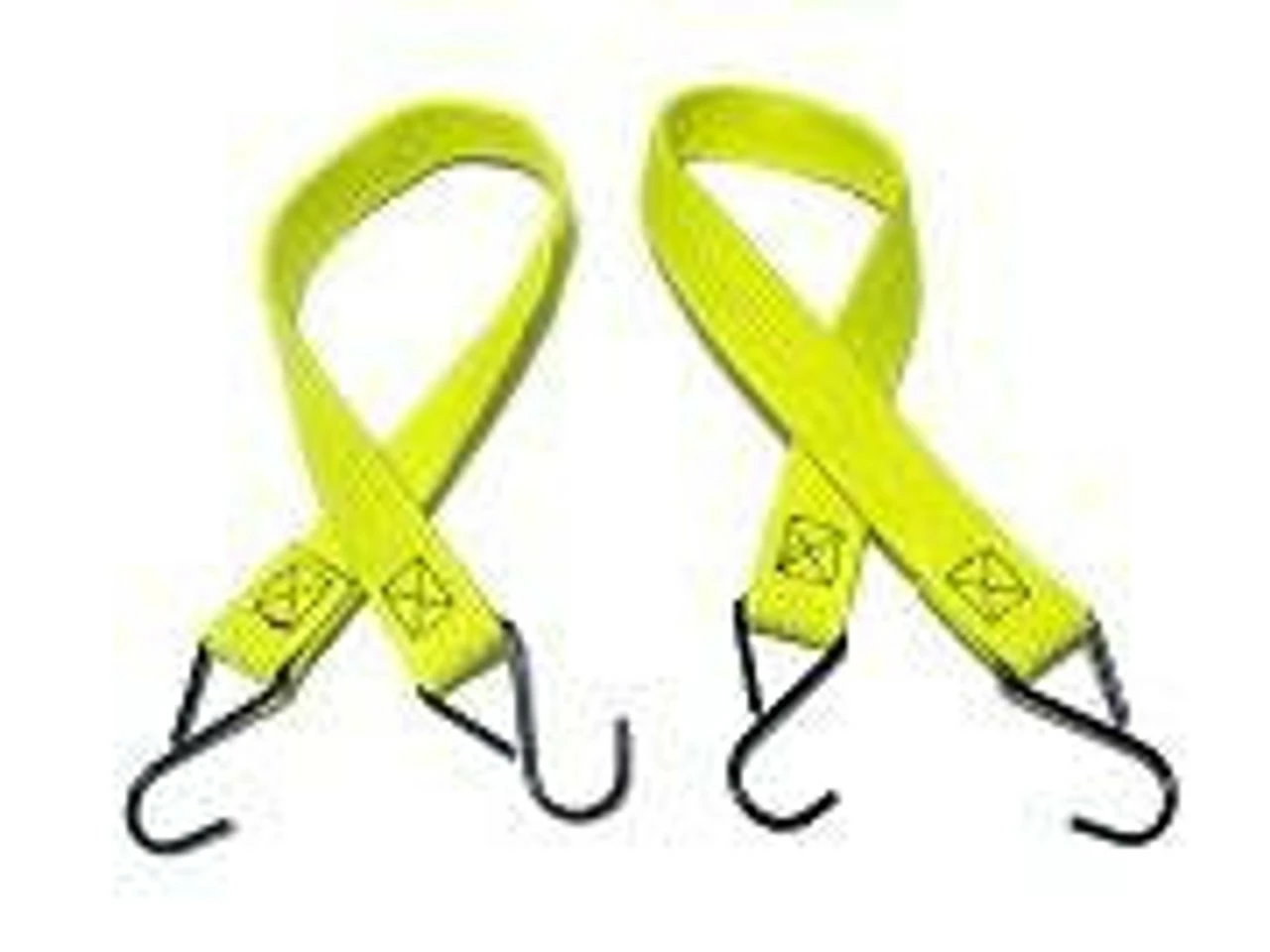Mighty Max 26" Bungee Cords (Set Of 2) - Yellow/Black 1 Mighty Max 26" Bungee Cords (Set Of 2) - Yellow/Black
