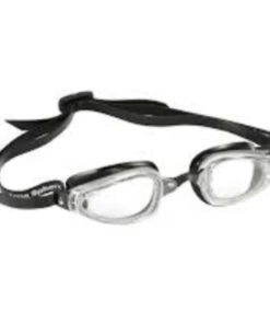 Michael Phelps Adult K180 Goggle - Clear Lens - Silver/Black