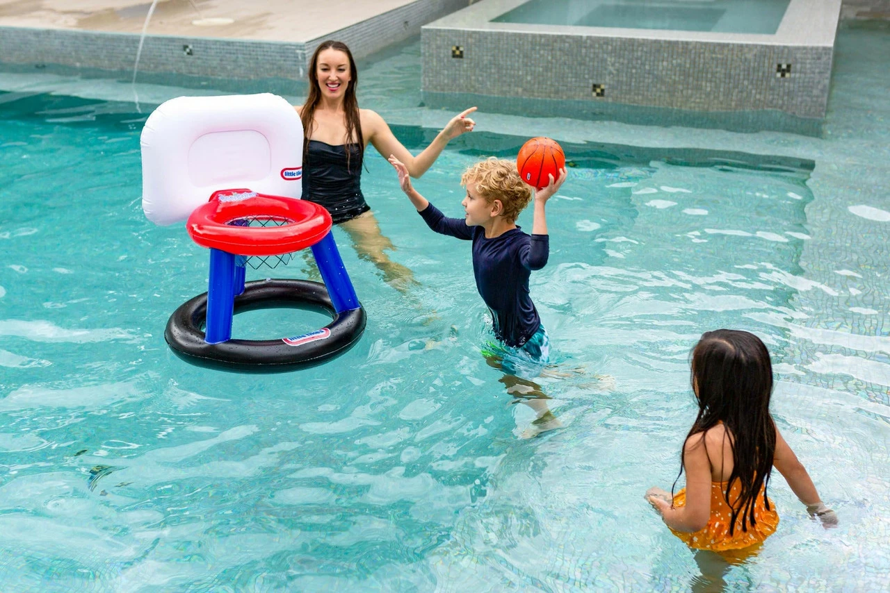 Pool Candy PoolCandy Little Tikes® Giant Splash N Fun Inflatable Floating Basketball 3 Pool Candy PoolCandy Little Tikes® Giant Splash N Fun Inflatable Floating Basketball - Image 3
