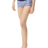 Tyr Quake Della Boyshort Blue/Orange UPF 50+