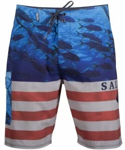 Salt Life® Mens Respect Bottoms - Blue