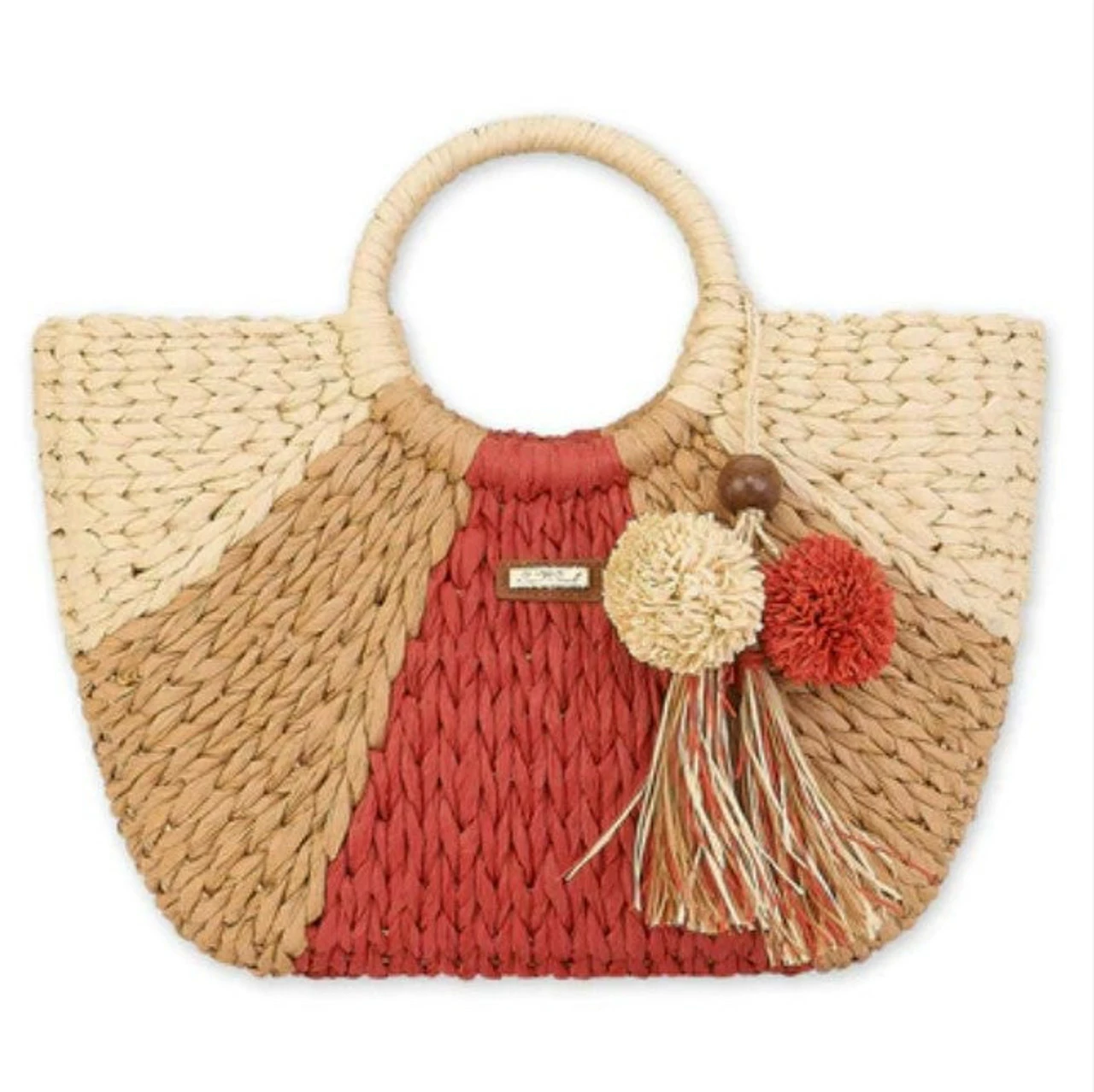 Sun N Sand Sun 'N' Sand® Paper Straw Shoulder Tote 1 Sun N Sand Sun 'N' Sand® Paper Straw Shoulder Tote