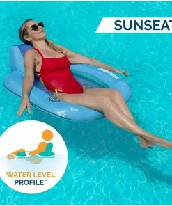 SwimWays Spring Float SunSeat With PDQ - Blue -SUNFLOW Shop daf58340be59af43d4b138987e232099 90286.1669782958
