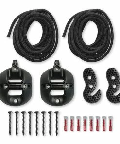 LA SIESTA® CasaMount - Multipurpose Suspension Set For Hammocks - Black